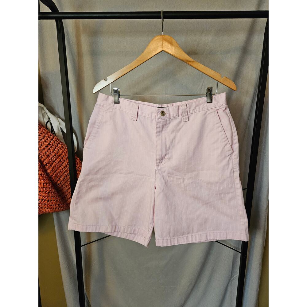 Vintage Soft Pink Cotton Bermuda Shorts - Riders Casual's Size M